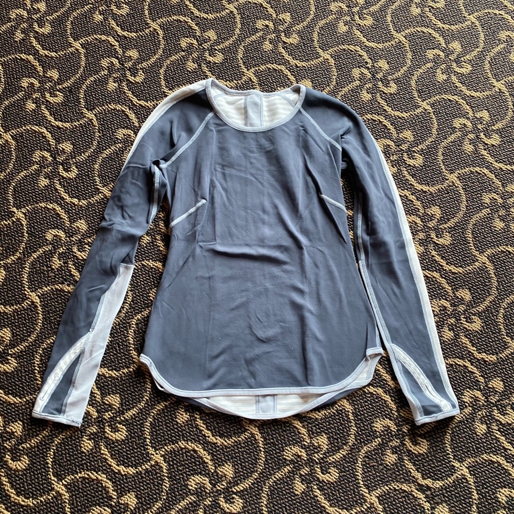 lululemon long sleeve reversible shirt